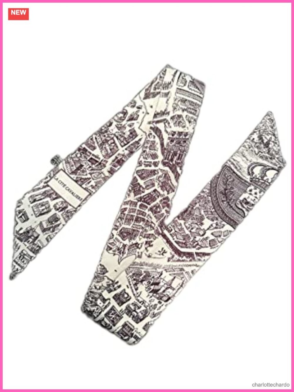 Horse Skinny Scarf Polyester Silk-Like Feel Bag Handle Hair Accessory